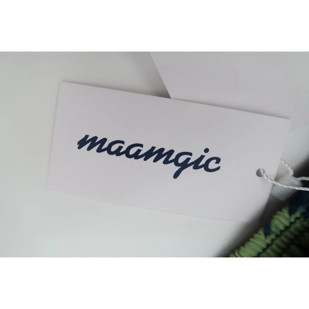Maamgic Mens‎ XXL Swim Trunks Shorts Multicolor Floral 4.5